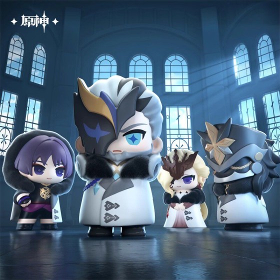 Mengciyuan Genshin Impact Fatui Harbingers Blind Box Chibi Decorative Figurine